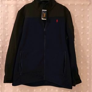 NWT Polo Ralph Lauren Blockfleece Jacket Navy